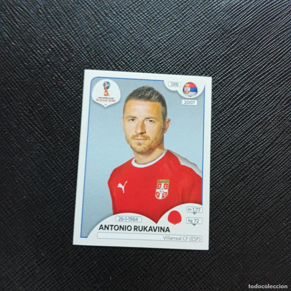 Football Stickers: 417 ANOTONIO RUKAVINA SERBIA PANINI MUNDIAL RUSIA 2018 CROMO FUTBOL 18 - SIN PEGAR - CJ2 ....