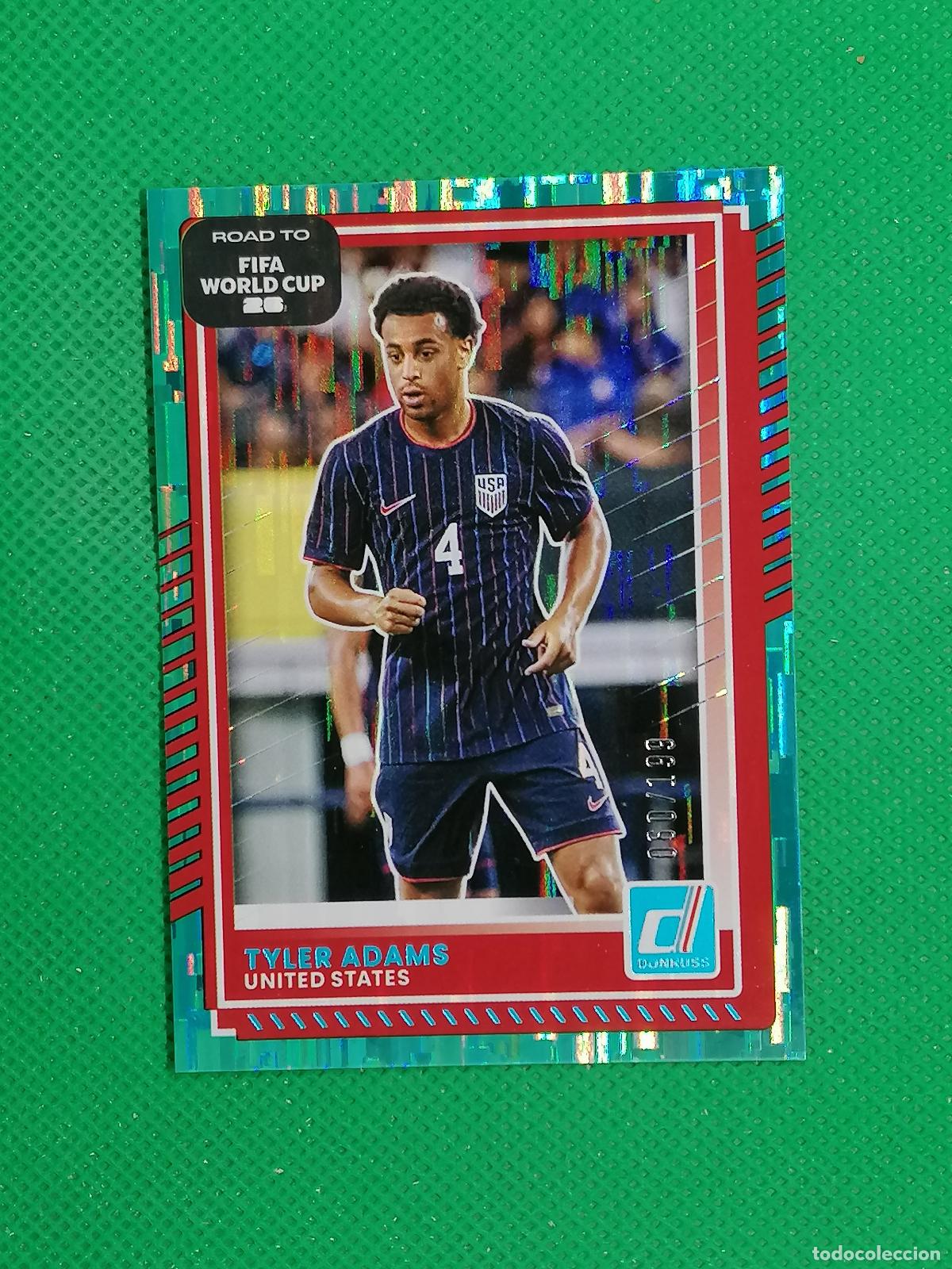Football Stickers: 22 TYLER ADAMS USA /199 ⚽ PANINI DONRUSS ROAD TO WORLD CUP 25 26 2025 2026 ⚽