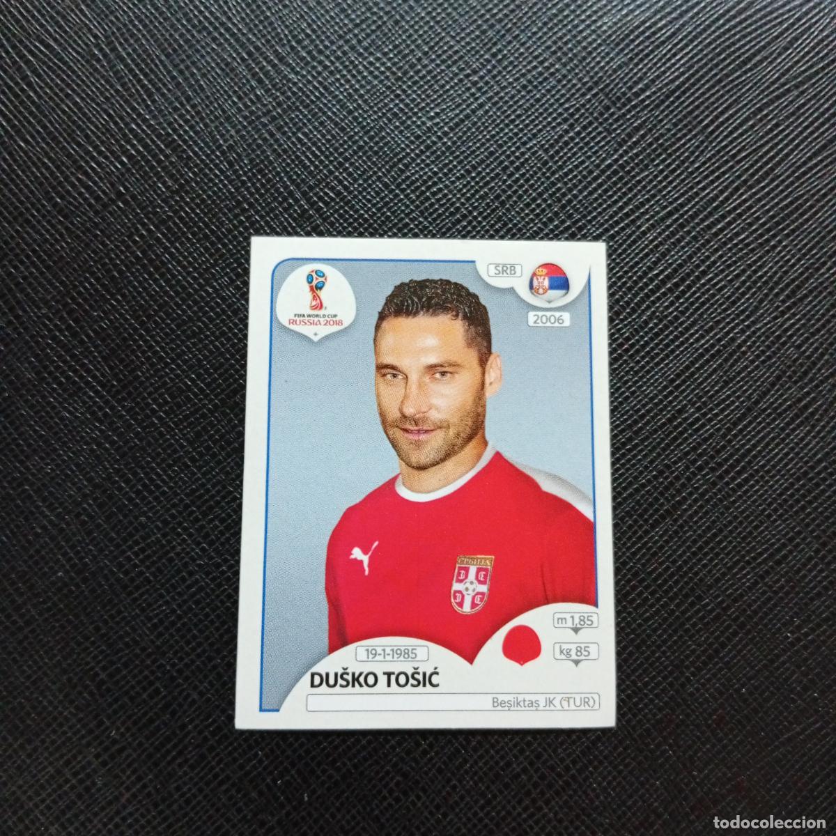 Cartes &agrave; collectionner de Football: 419 DUSKO TOSIC SERBIA PANINI MUNDIAL RUSIA 2018 CROMO FUTBOL 18 - SIN PEGAR - CJ2 .