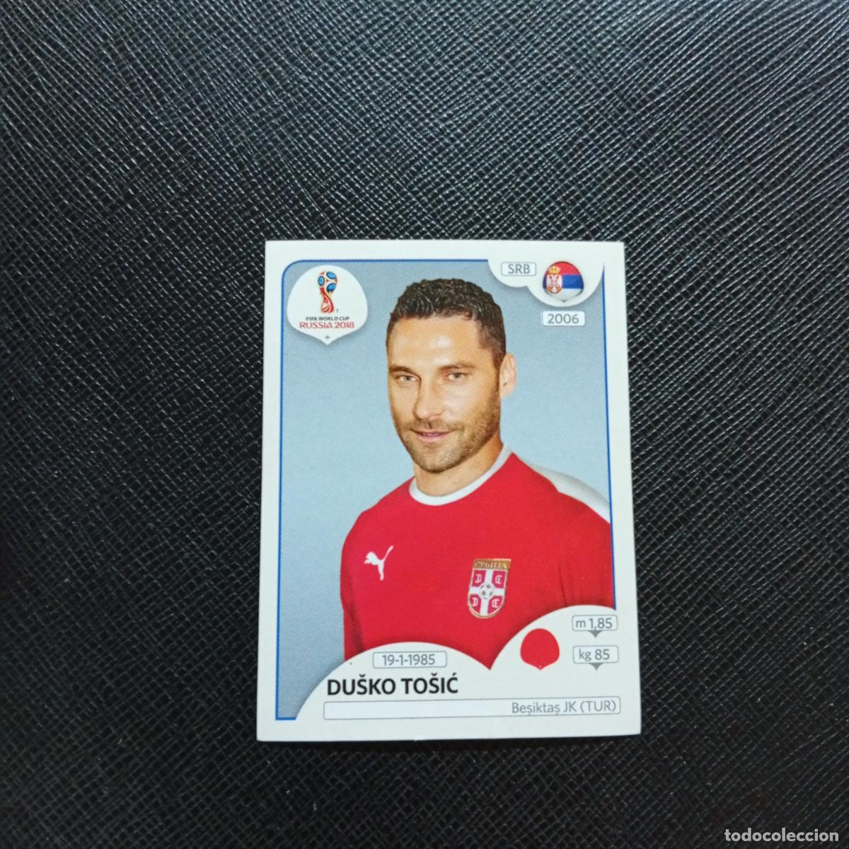 Cartes &agrave; collectionner de Football: 419 DUSKO TOSIC SERBIA PANINI MUNDIAL RUSIA 2018 CROMO FUTBOL 18 - SIN PEGAR - CJ2 .