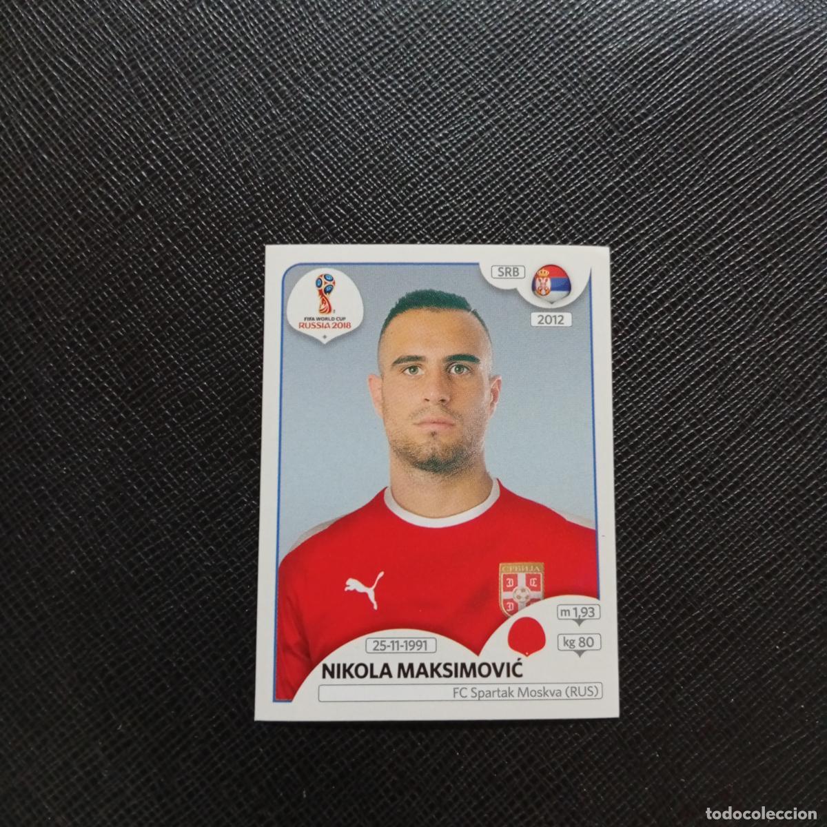 Cromos de f&uacute;tbol: 420 NIKOLA MAKSIMOVIC SERBIA PANINI MUNDIAL RUSIA 2018 CROMO FUTBOL 18 - SIN PEGAR - CJ2 ..