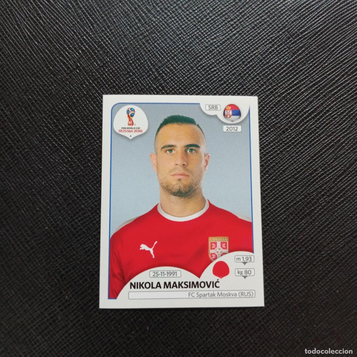 Cromos de f&uacute;tbol: 420 NIKOLA MAKSIMOVIC SERBIA PANINI MUNDIAL RUSIA 2018 CROMO FUTBOL 18 - SIN PEGAR - CJ2 ...