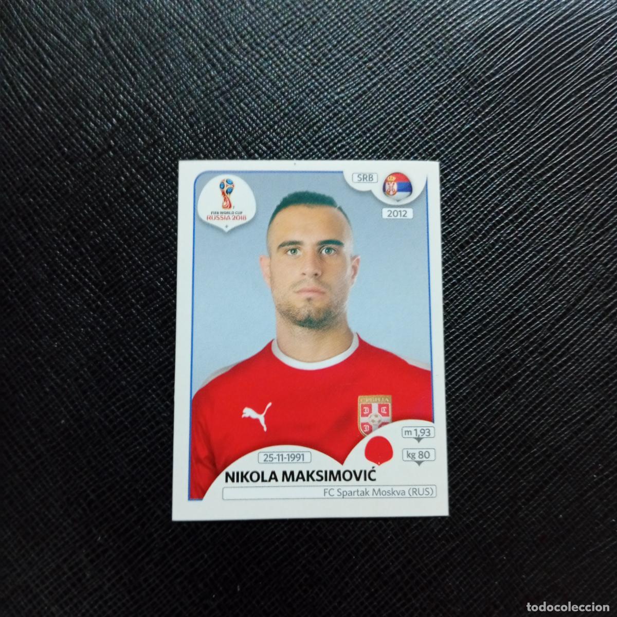 Cromos de f&uacute;tbol: 420 NIKOLA MAKSIMOVIC SERBIA PANINI MUNDIAL RUSIA 2018 CROMO FUTBOL 18 - SIN PEGAR - CJ2 ...