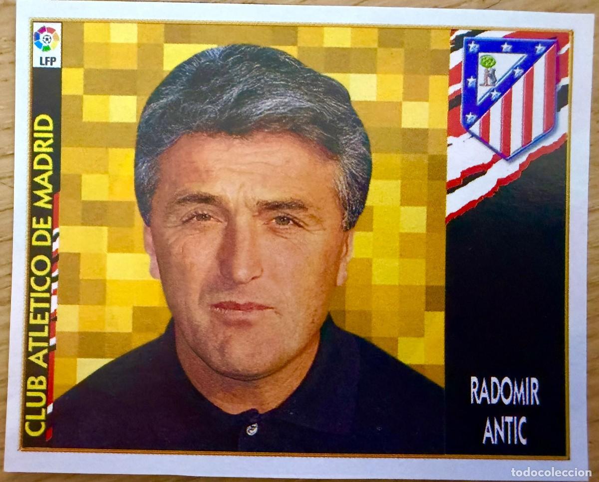 Cromos de f&uacute;tbol: ENTRENADOR RADOMIR ANTIC ATLETICO MADRID 97 98 1997 1998 LIGA EDICIONES ESTE RECORTADO STICKER