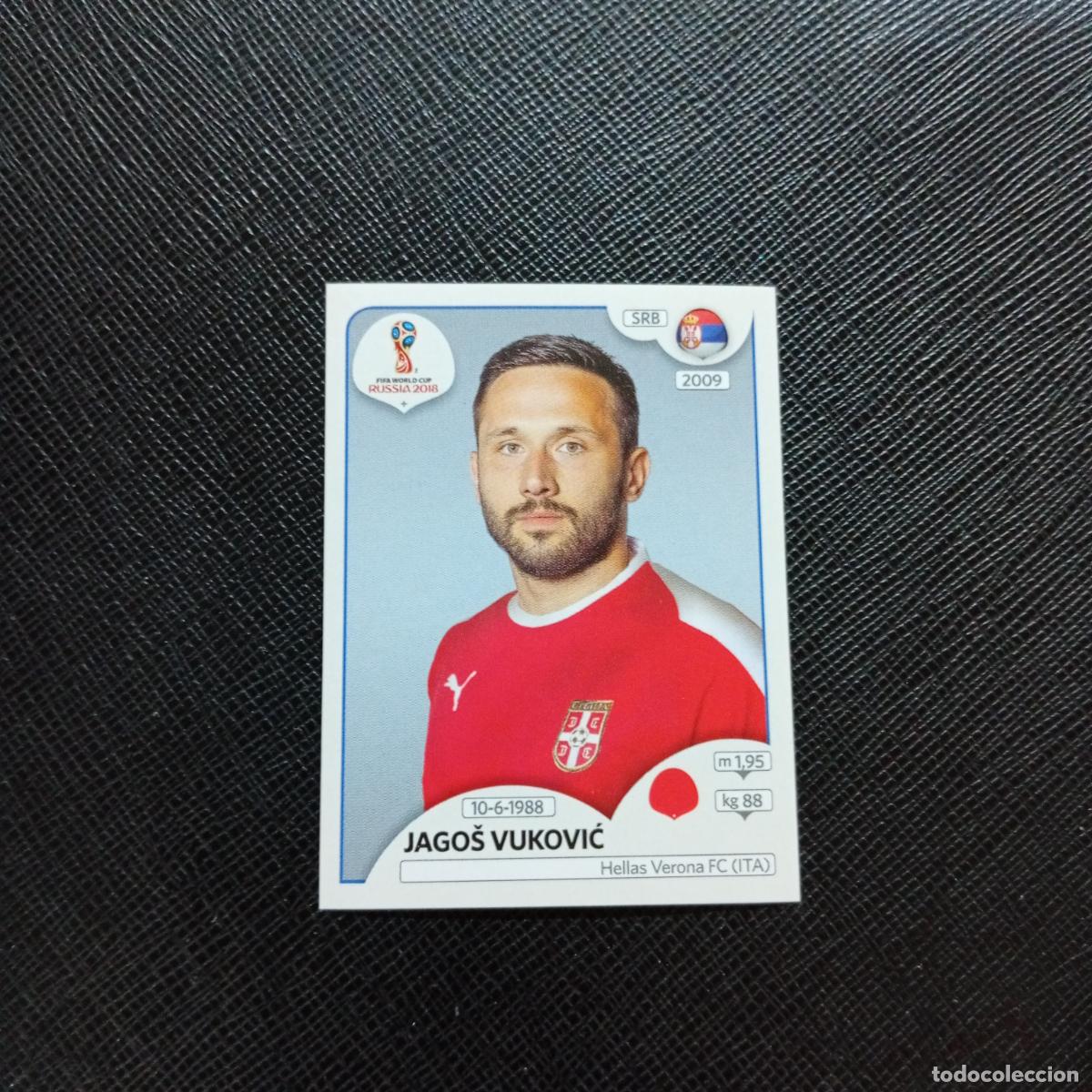 Cromos de f&uacute;tbol: 421 JAGOS VUKOVIC SERBIA PANINI MUNDIAL RUSIA 2018 CROMO FUTBOL 18 - SIN PEGAR - CJ2 .