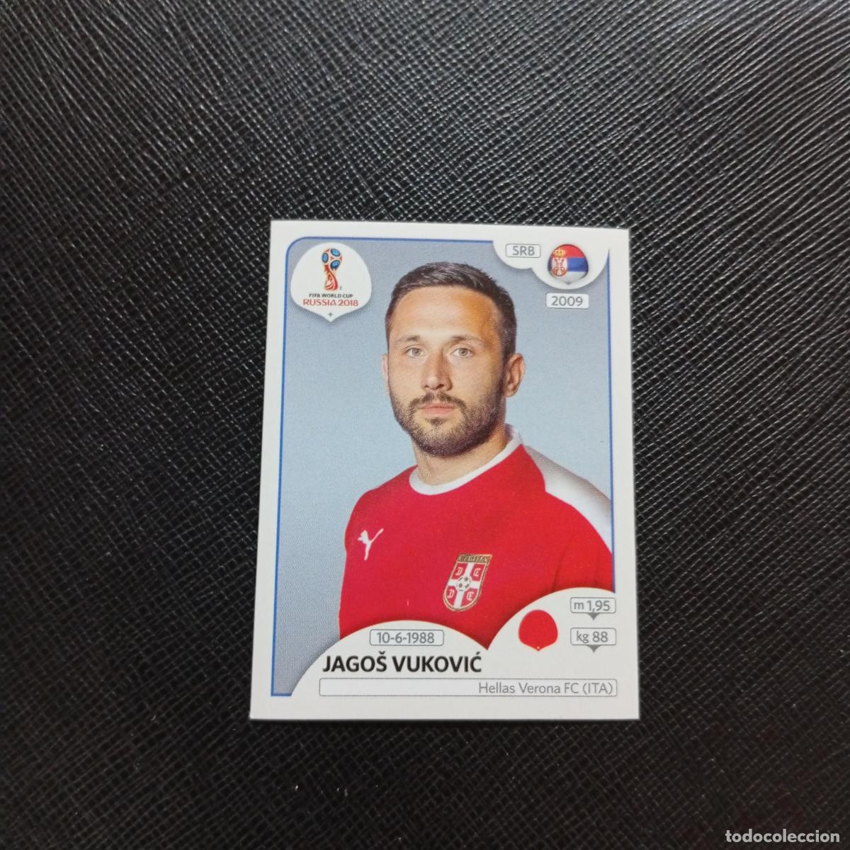 Cromos de f&uacute;tbol: 421 JAGOS VUKOVIC SERBIA PANINI MUNDIAL RUSIA 2018 CROMO FUTBOL 18 - SIN PEGAR - CJ2