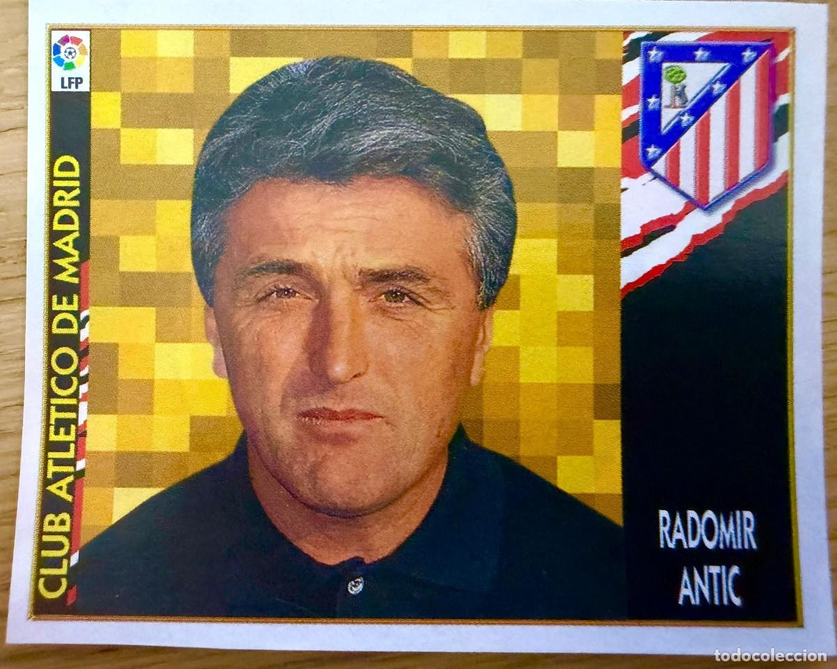 Cromos de f&uacute;tbol: ENTRENADOR RADOMIR ANTIC ATLETICO MADRID 97 98 1997 1998 LIGA EDICIONES ESTE RECORTADO STICKER