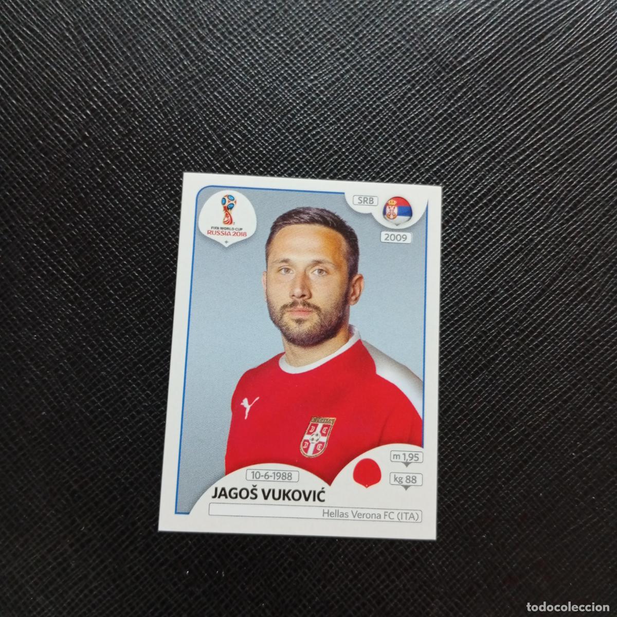 Cromos de f&uacute;tbol: 421 JAGOS VUKOVIC SERBIA PANINI MUNDIAL RUSIA 2018 CROMO FUTBOL 18 - SIN PEGAR - CJ2 ..