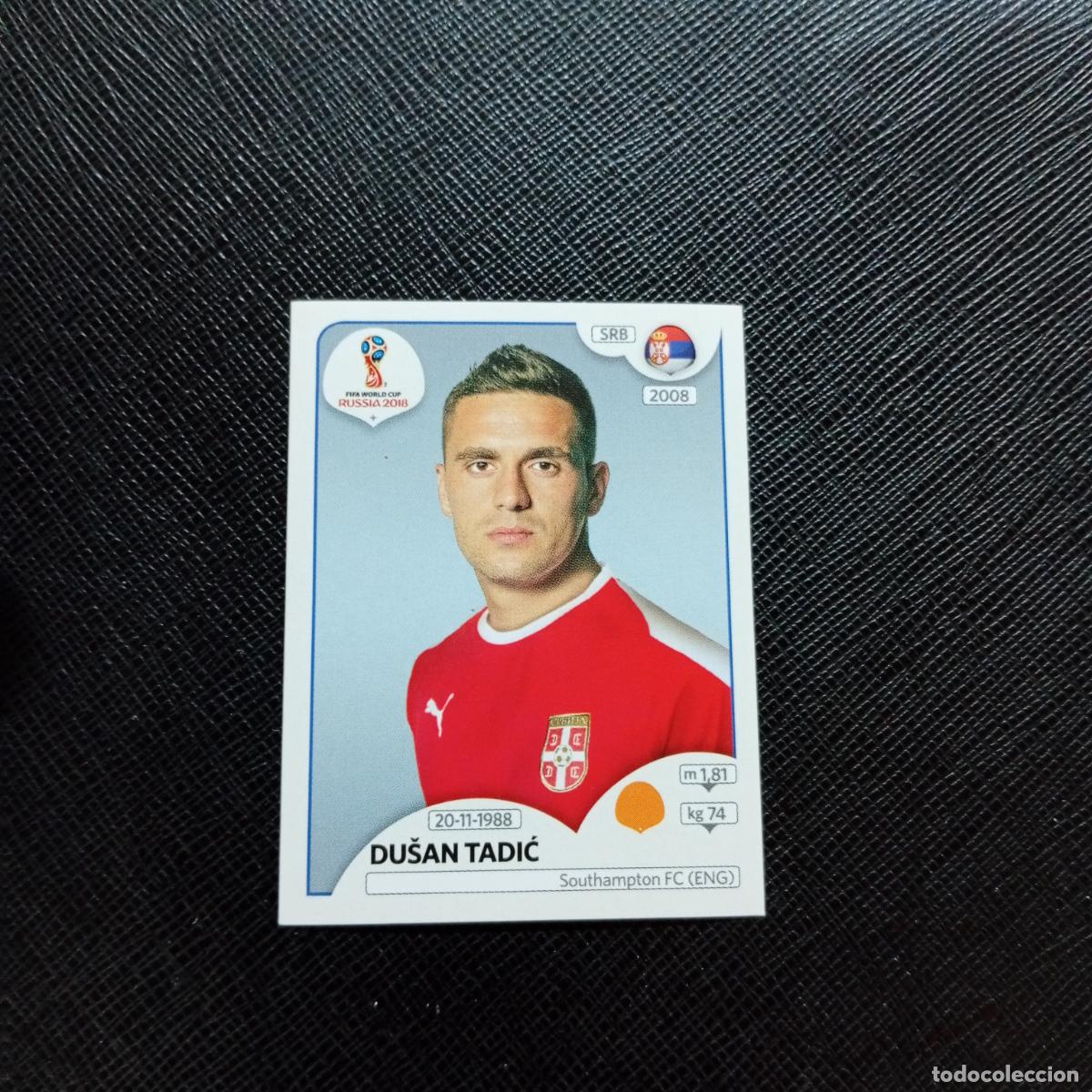 Cromos de f&uacute;tbol: 422 DUSAN TADIC SERBIA PANINI MUNDIAL RUSIA 2018 CROMO FUTBOL 18 - SIN PEGAR - CJ2