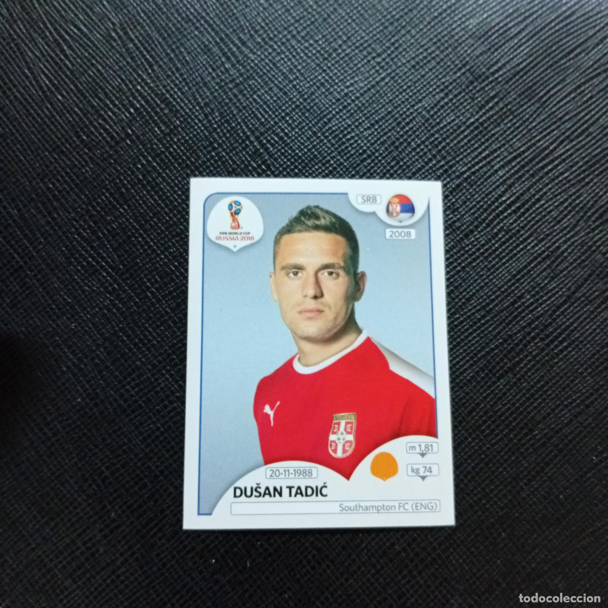 Cromos de f&uacute;tbol: 422 DUSAN TADIC SERBIA PANINI MUNDIAL RUSIA 2018 CROMO FUTBOL 18 - SIN PEGAR - CJ2