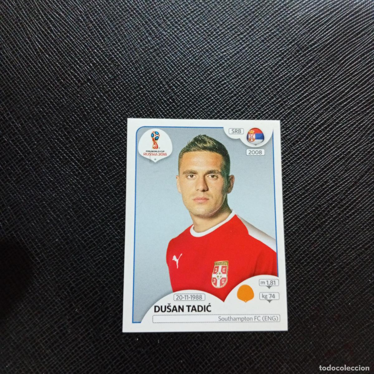 Cartes &agrave; collectionner de Football: 422 DUSAN TADIC SERBIA PANINI MUNDIAL RUSIA 2018 CROMO FUTBOL 18 - SIN PEGAR - CJ2 .