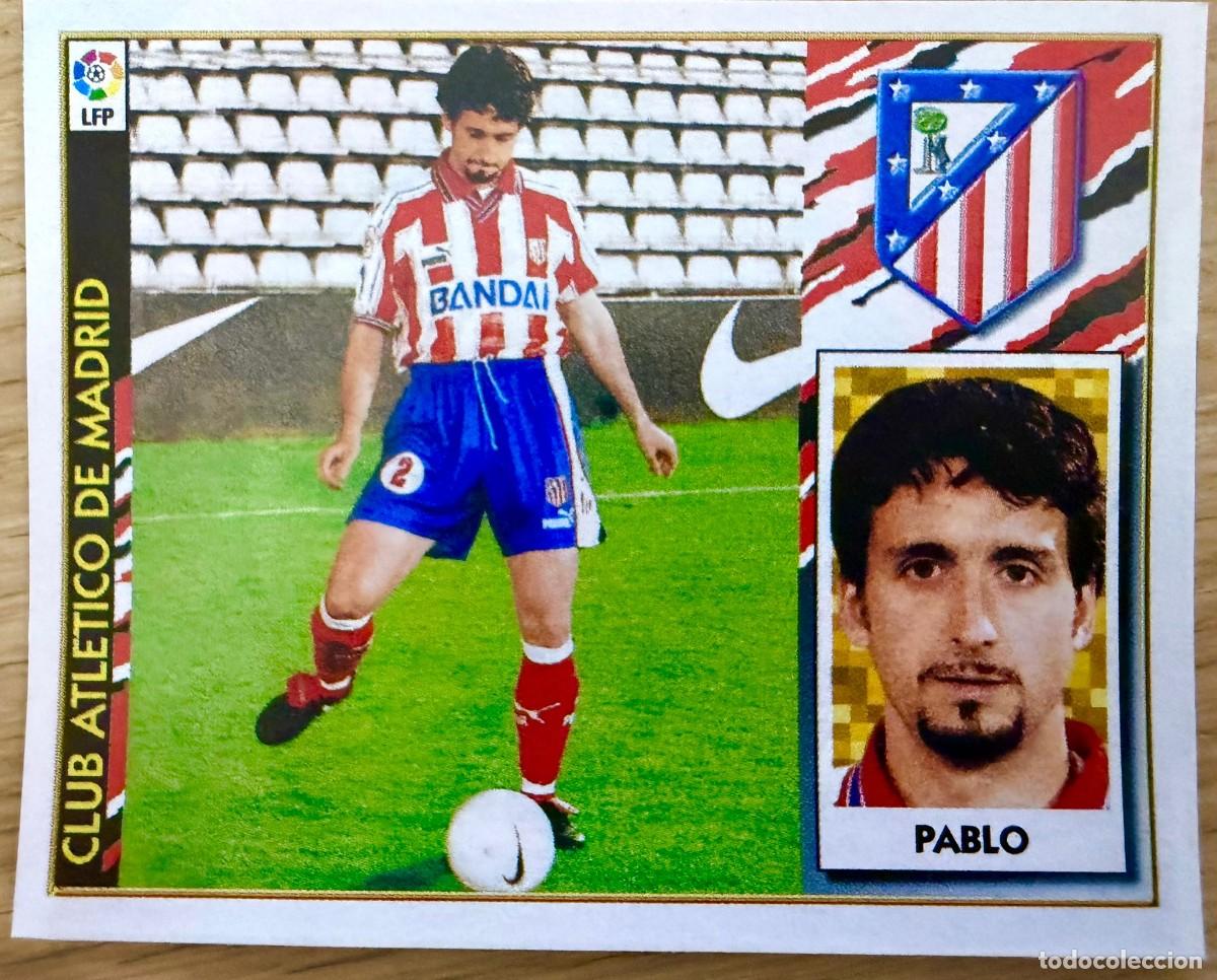 Cartes &agrave; collectionner de Football: PABLO BAJA ATLETICO MADRID 97 98 1997 1998 LIGA EDICIONES ESTE RECORTADO STICKER