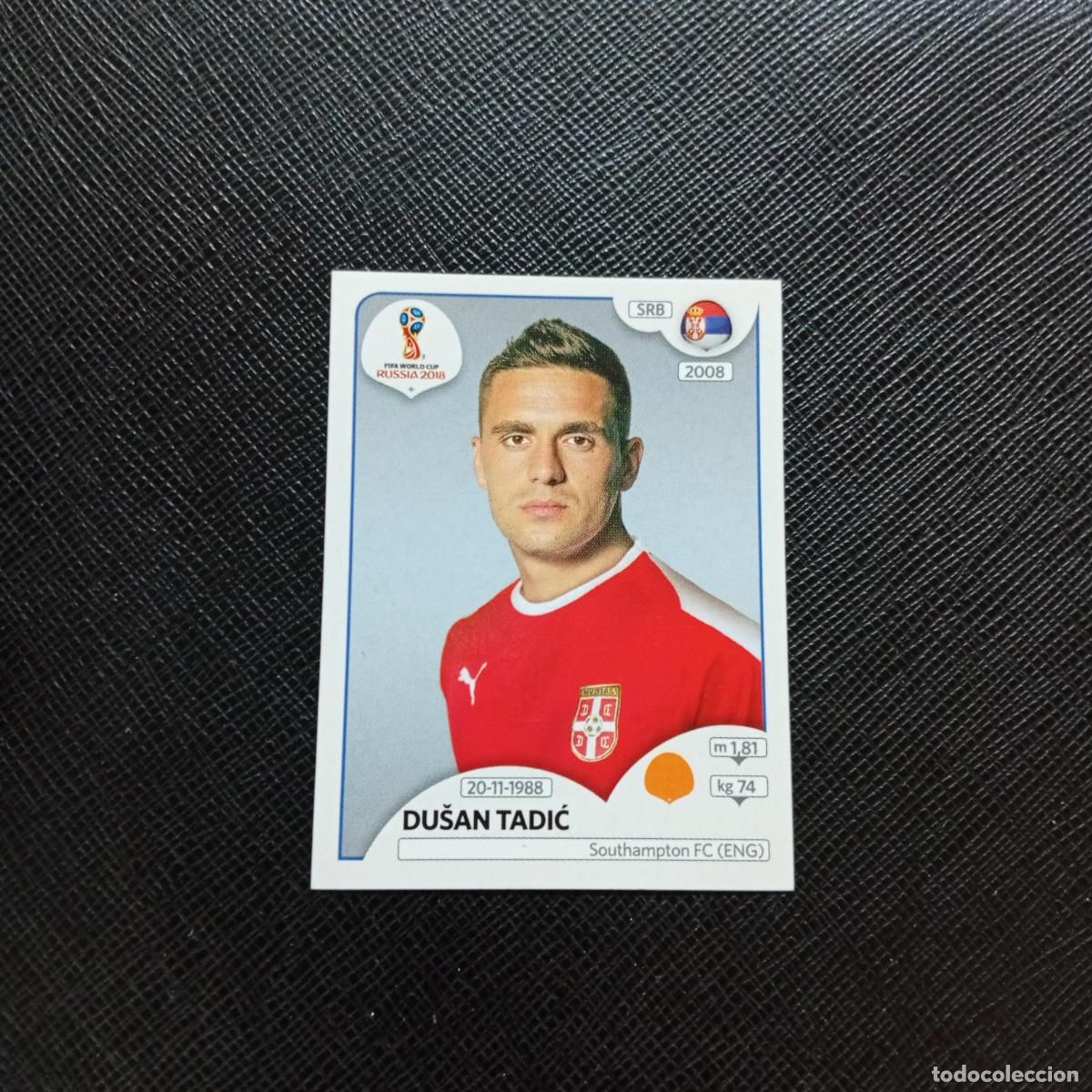 Cartes &agrave; collectionner de Football: 422 DUSAN TADIC SERBIA PANINI MUNDIAL RUSIA 2018 CROMO FUTBOL 18 - SIN PEGAR - CJ2 .