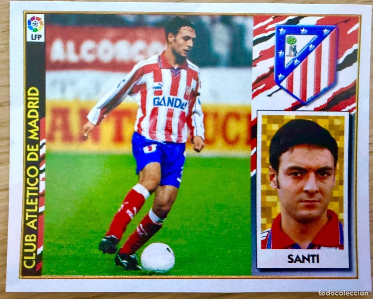 Cartes &agrave; collectionner de Football: SANTI ATLETICO MADRID 97 98 1997 1998 LIGA EDICIONES ESTE RECORTADO STICKER