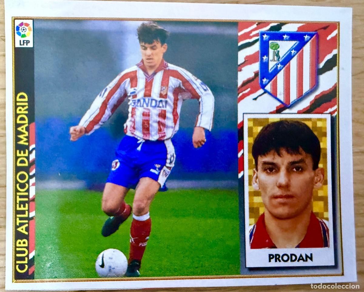 Football Stickers: PRODAN ATLETICO MADRID 97 98 1997 1998 LIGA EDICIONES ESTE RECORTADO STICKER