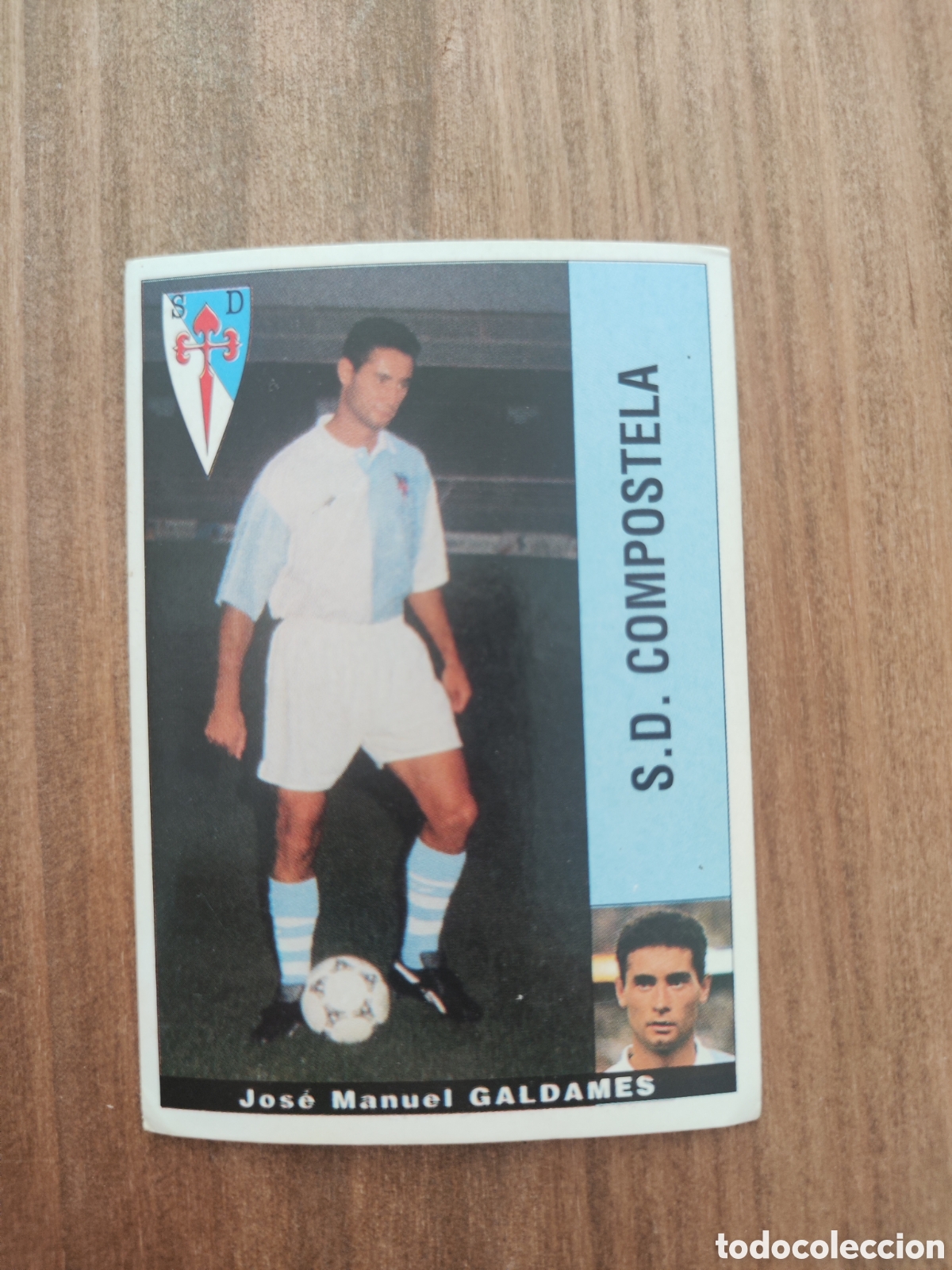 Fu&szlig;ball-Sticker: Panini 95 96 sin pegar Compostela Galdames baja