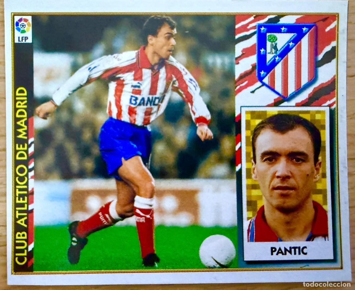 Fu&szlig;ball-Sticker: PANTIC ATLETICO MADRID 97 98 1997 1998 LIGA EDICIONES ESTE RECORTADO STICKER