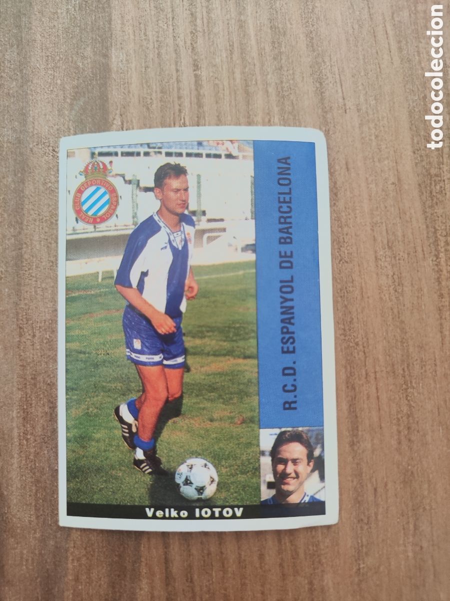 Fu&szlig;ball-Sticker: Panini 95 96 sin pegar Espa&ntilde;ol Iotov baja