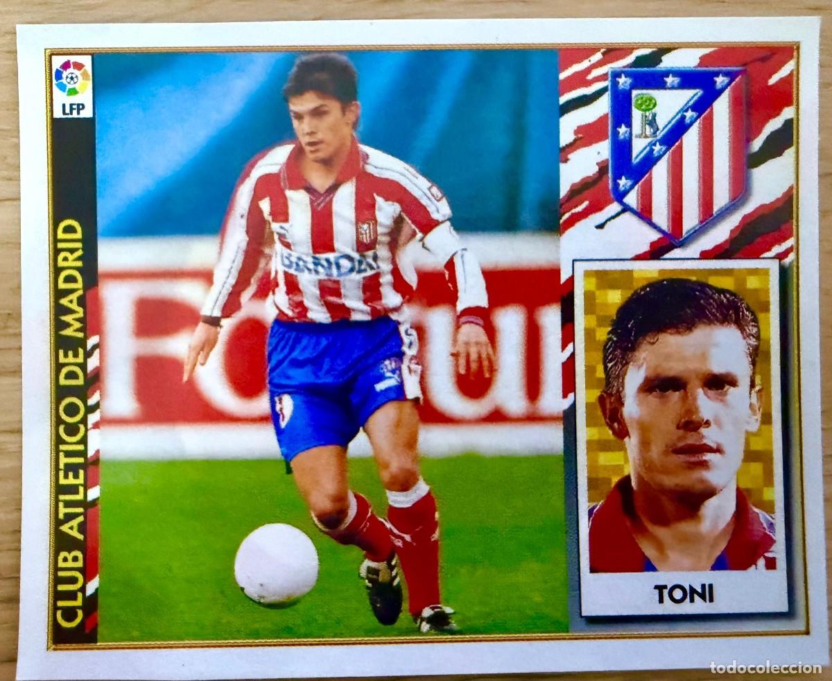 Cromos de f&uacute;tbol: TONI ATLETICO MADRID 97 98 1997 1998 LIGA EDICIONES ESTE RECORTADO STICKER