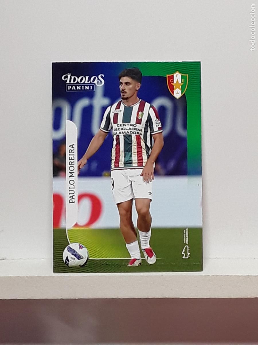 Cromos de f&uacute;tbol: PORTUGUES 2025 2026 IDOLOS 25 26 CROMO PANINI FUTEBOL N 158 AMADORA PAULO DANIEL VALENTE MOREIRA