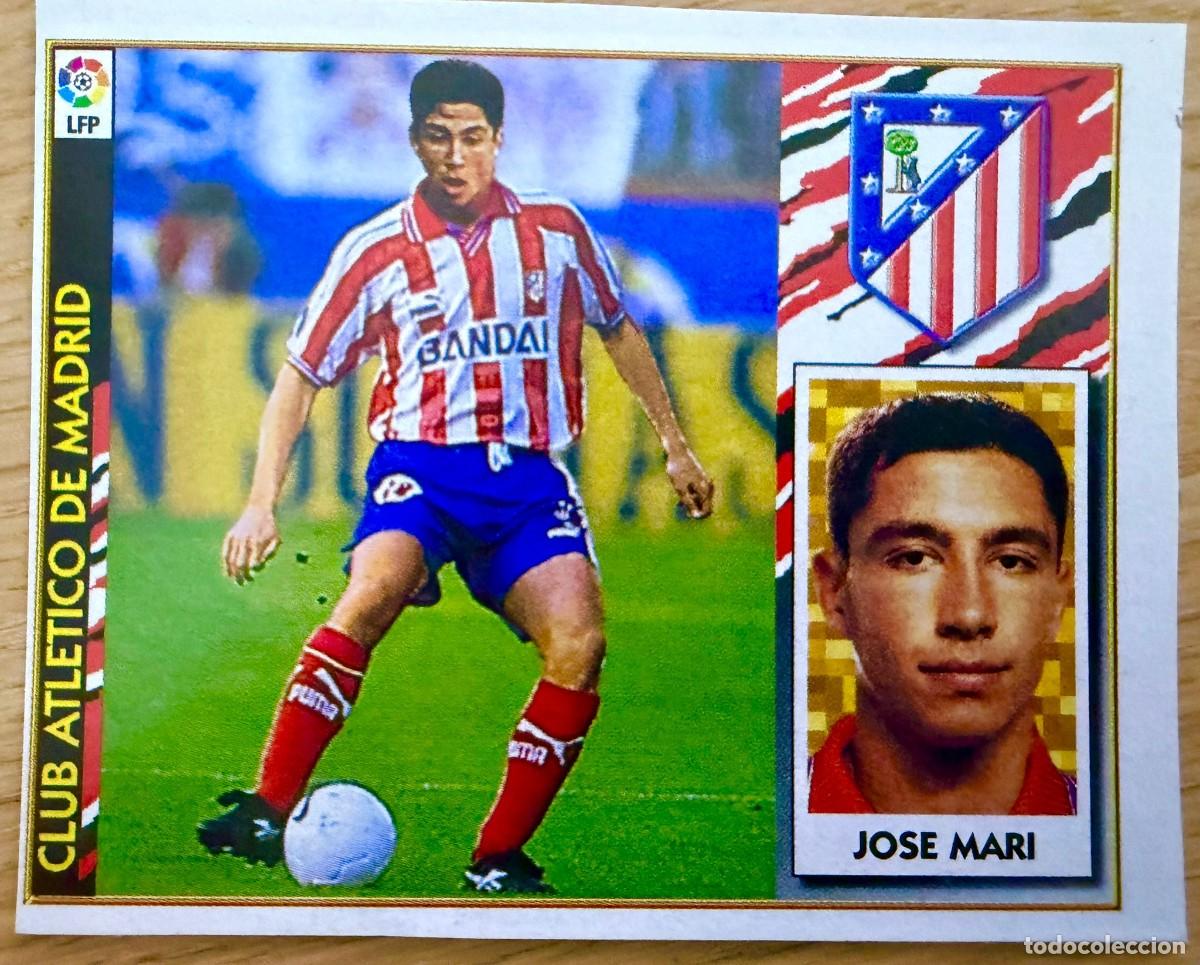 Cromos de f&uacute;tbol: JOSE MARI ATLETICO MADRID 97 98 1997 1998 LIGA EDICIONES ESTE RECORTADO STICKER