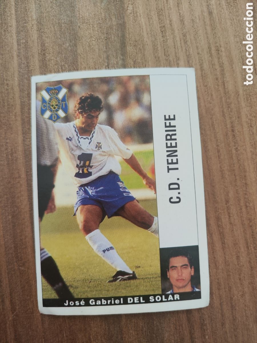 Cromos de Futebol: Panini 95 96 sin pegar Tenerife Del Solar baja