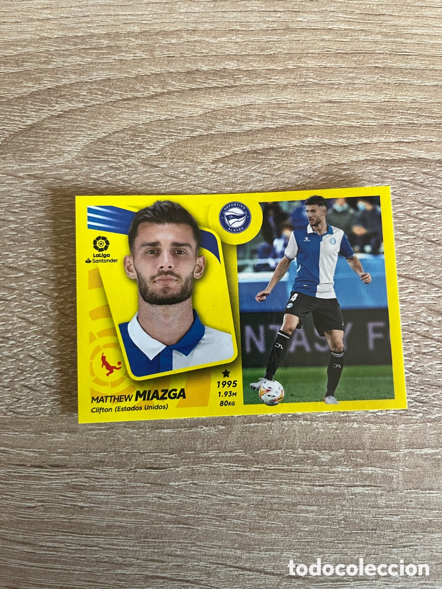 Cromos de f&uacute;tbol: 44 MIAZGA &Uacute;LTIMOS FICHAJES LIGA ESTE EDICIONES ESTE 2021 2022 21 22 ALAV&Eacute;S