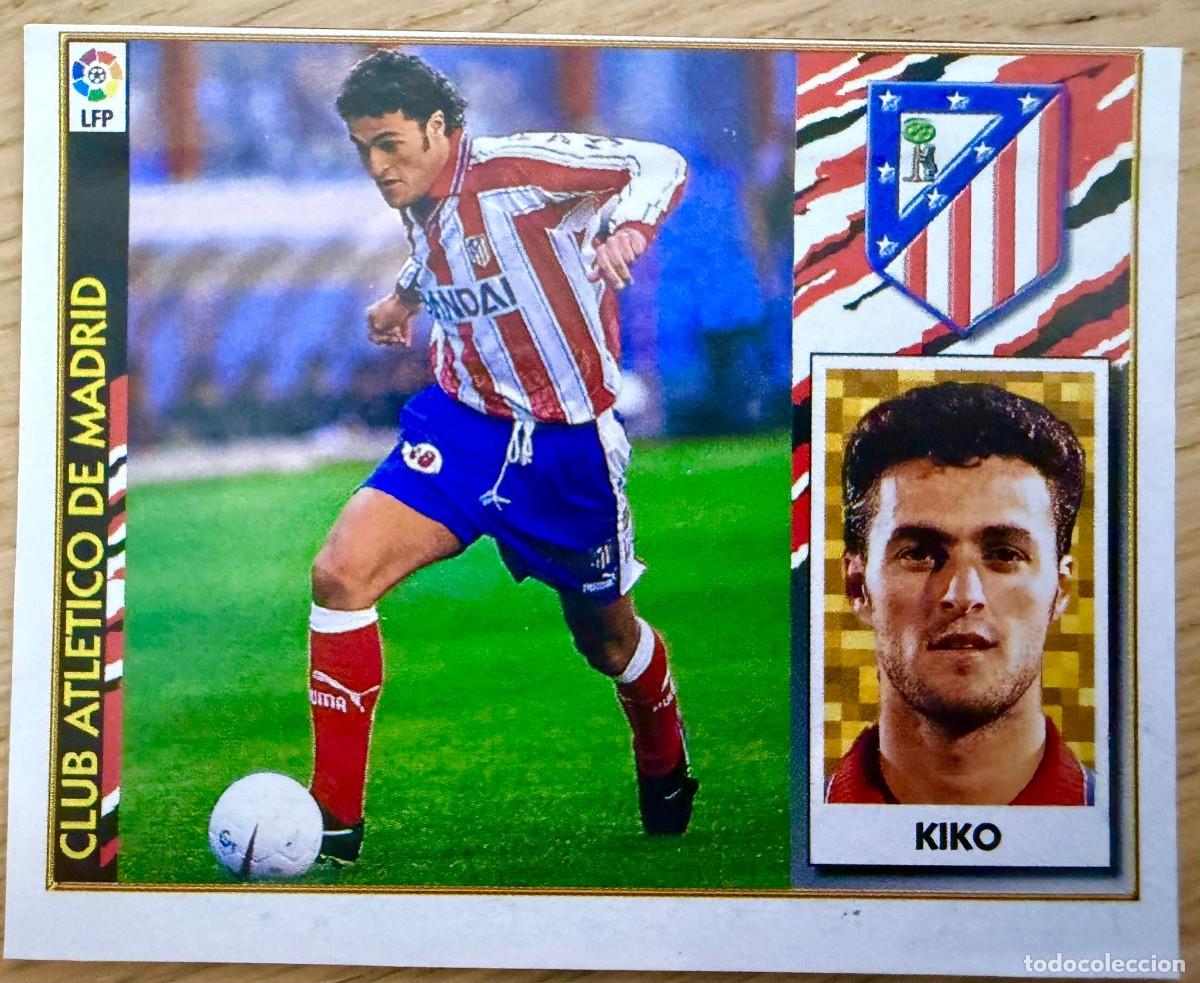 Cromos de f&uacute;tbol: KIKO ATLETICO MADRID 97 98 1997 1998 LIGA EDICIONES ESTE RECORTADO STICKER