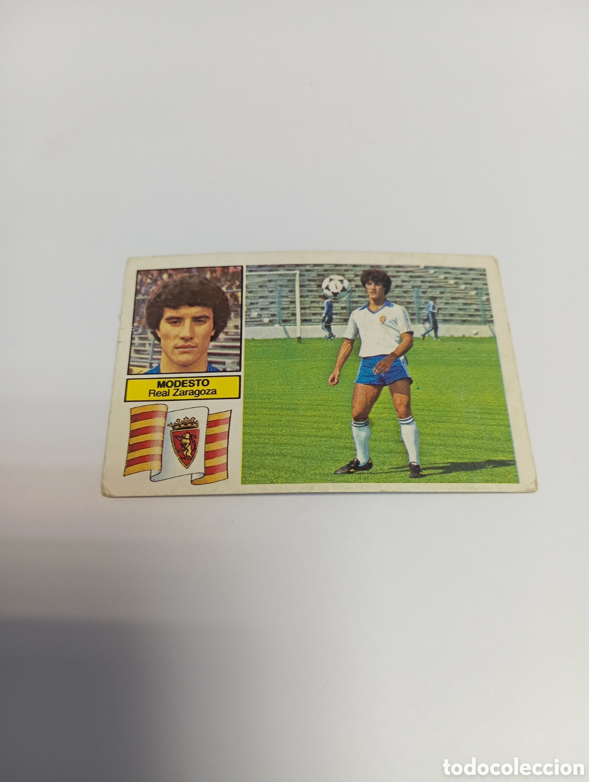 Cromos de f&uacute;tbol: MODESTO Zaragoza Liga Este 1982 1983 RECUPERADO 82 83