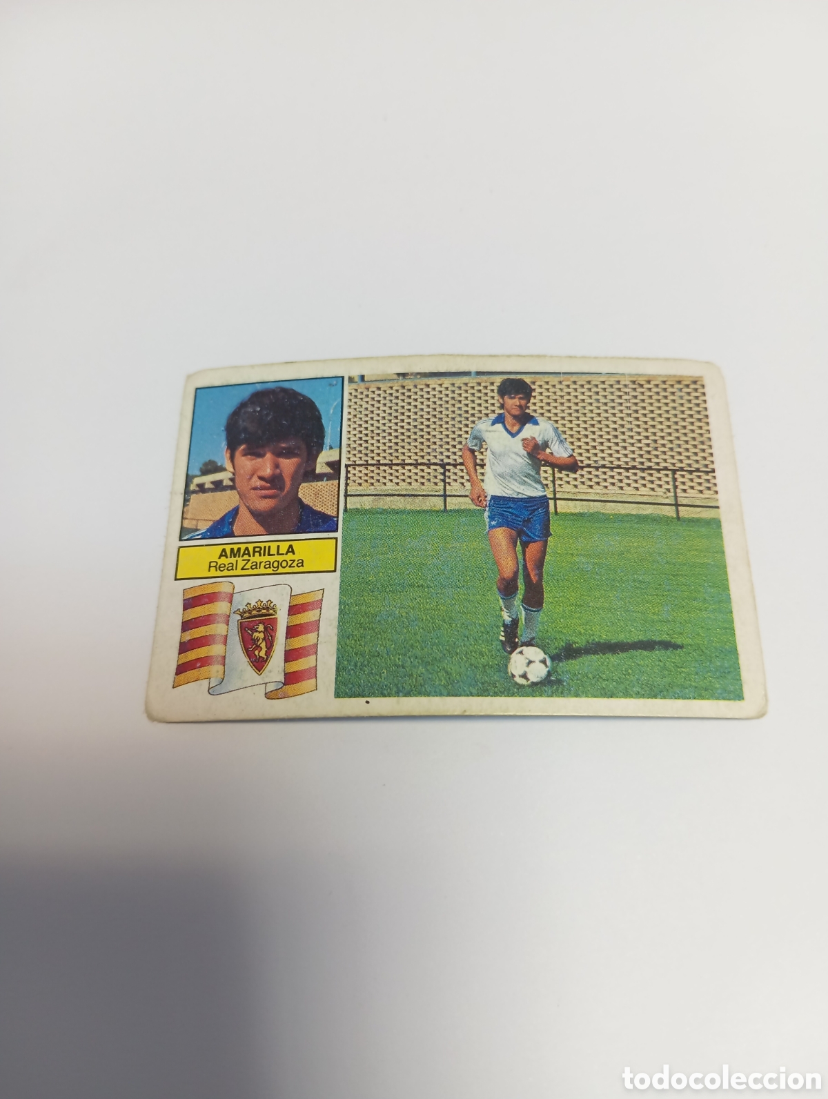 Cromos de f&uacute;tbol: AMARILLA Zaragoza Liga Este 1982 1983 NUEVO 82 83 SIN PEGAR