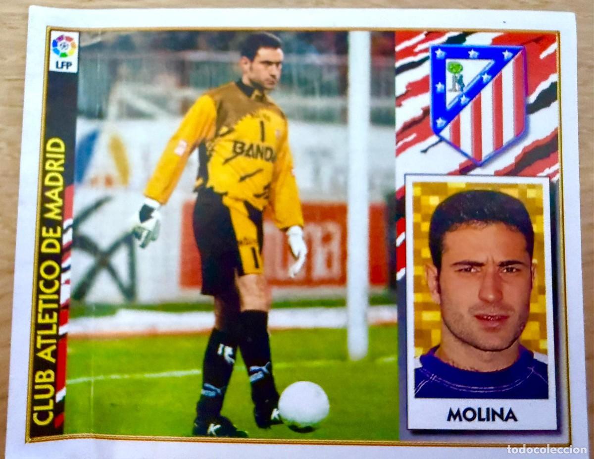 Cromos de f&uacute;tbol: MOLINA ATLETICO MADRID 97 98 1997 1998 LIGA EDICIONES ESTE VENTANILLA STICKER