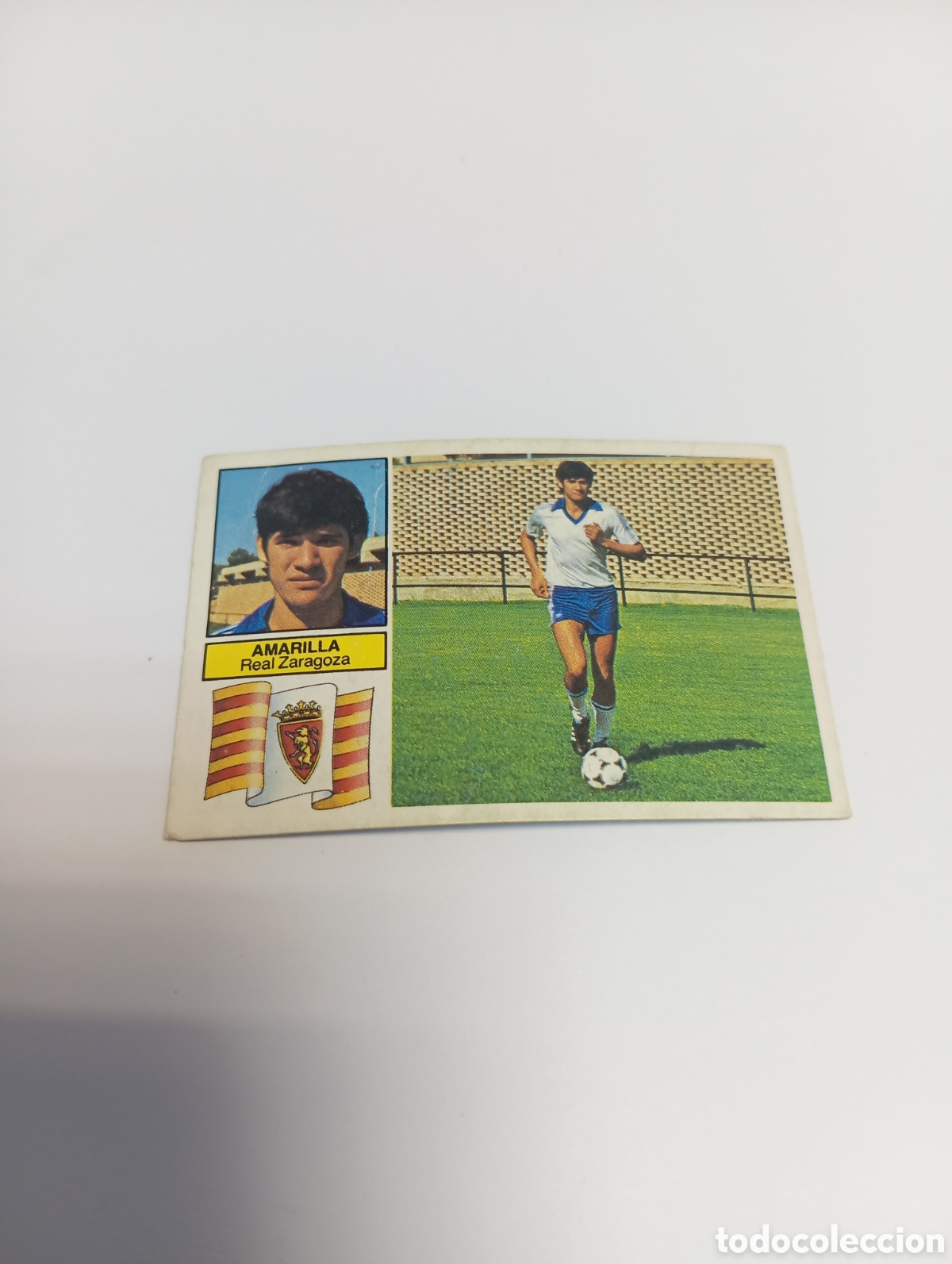 Cromos de f&uacute;tbol: AMARILLA Zaragoza Liga Este 1982 1983 NUEVO 82 83 SIN PEGAR