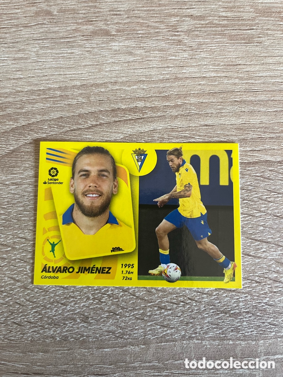 Cromos de f&uacute;tbol: 16 BIS &Aacute;LVARO JIM&Eacute;NEZ COLOCA LIGA ESTE EDICIONES ESTE 2021 2022 21 22 C&Aacute;DIZ