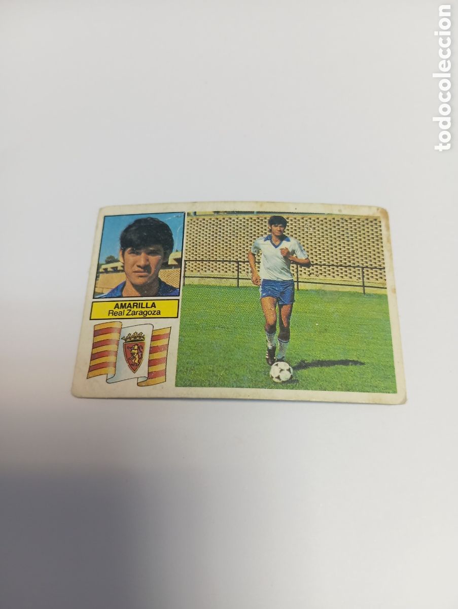Cromos de f&uacute;tbol: AMARILLA Zaragoza Liga Este 1982 1983 NUEVO 82 83 SIN PEGAR
