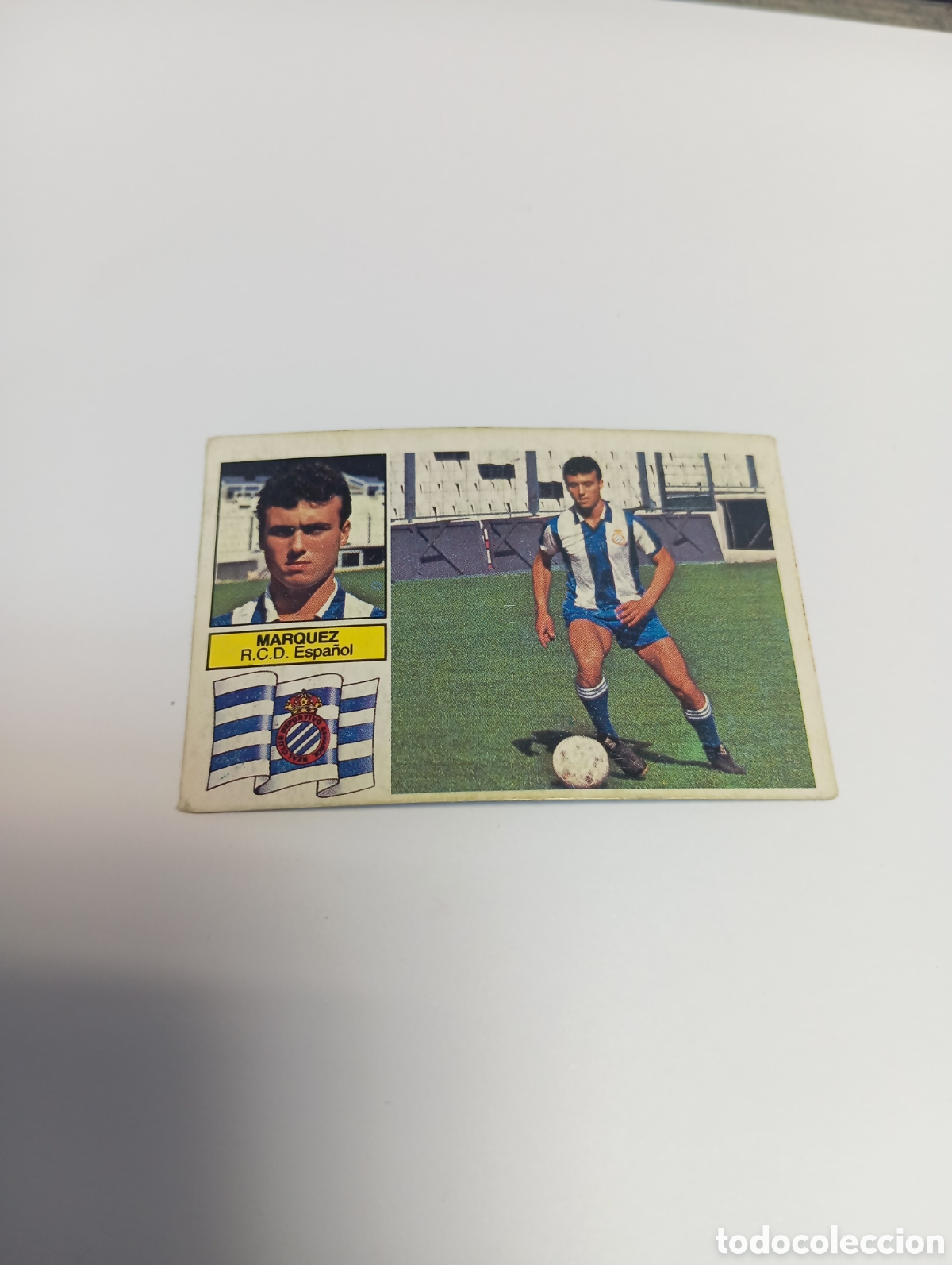 Fu&szlig;ball-Sticker: FICHAJE 1 MARQUEZ Liga Este 1982 1983 NUEVO 82 83 SIN PEGAR