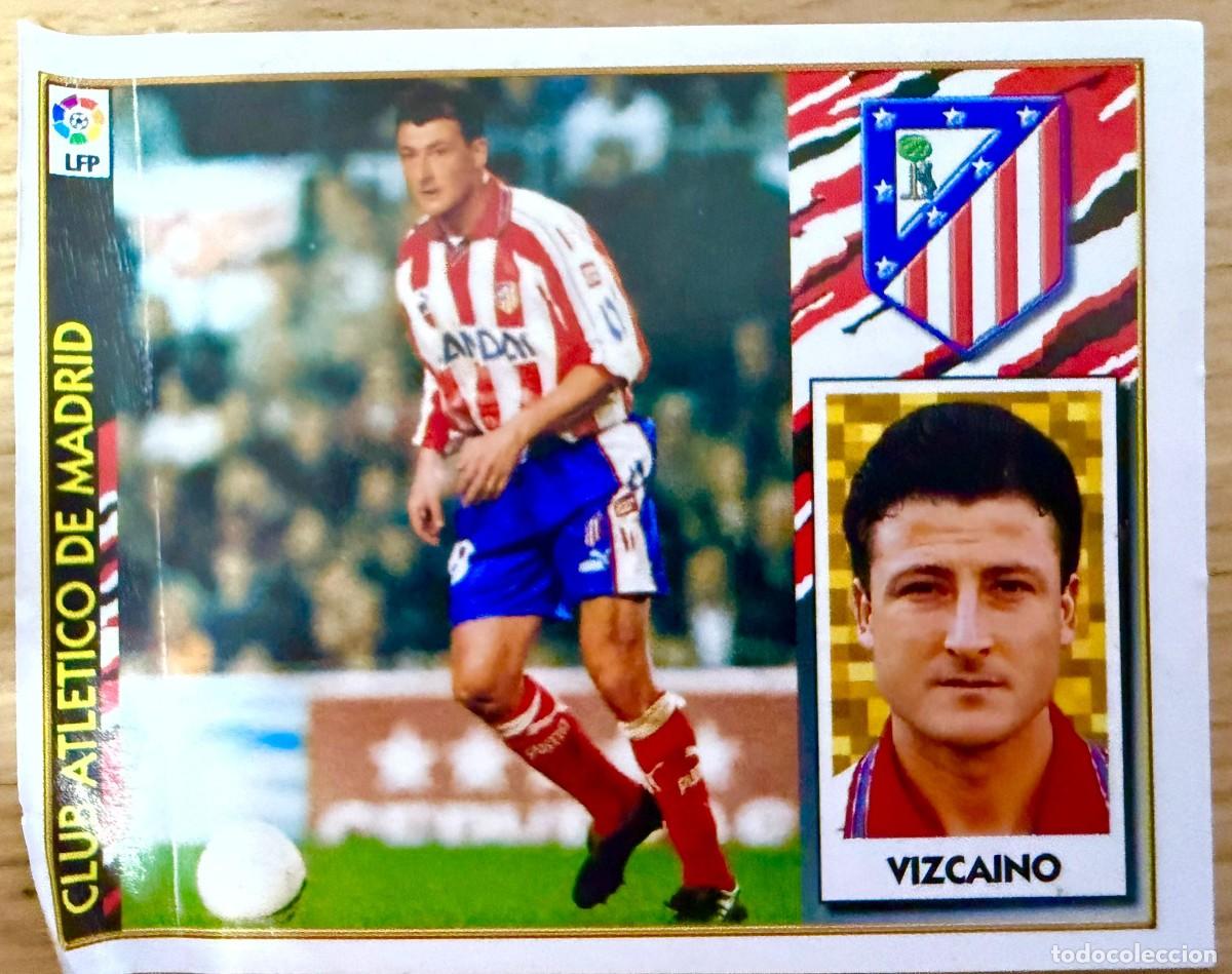 Fu&szlig;ball-Sticker: VIZCAINO ATLETICO MADRID 97 98 1997 1998 LIGA EDICIONES ESTE VENTANILLA STICKER