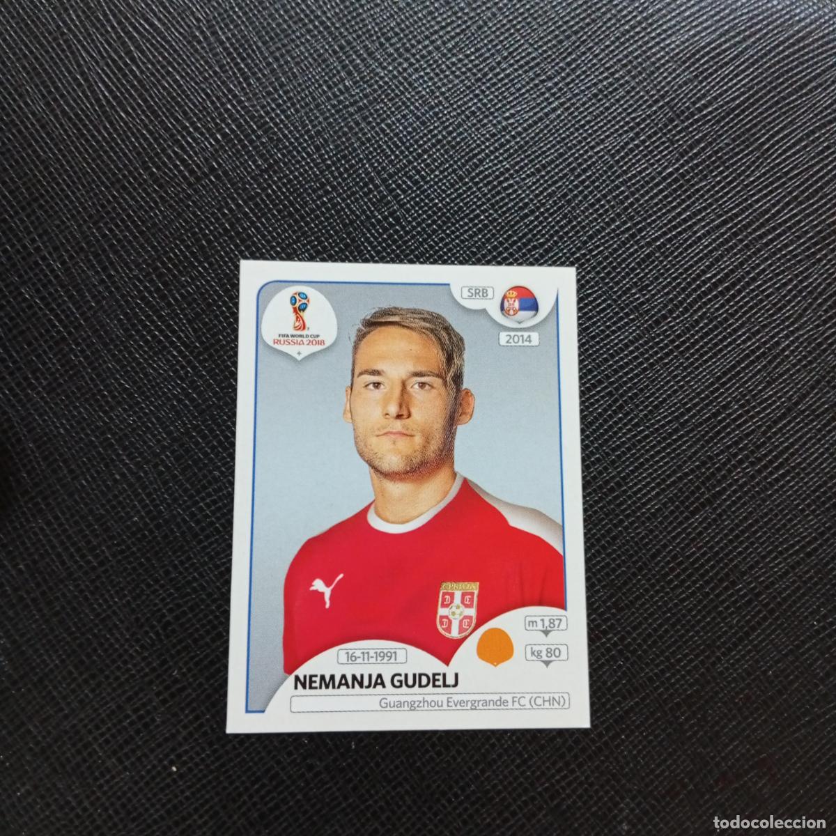 Fu&szlig;ball-Sticker: 427 NEMANJA GUDELJ SERBIA PANINI MUNDIAL RUSIA 2018 CROMO FUTBOL 18 - SIN PEGAR - CJ2