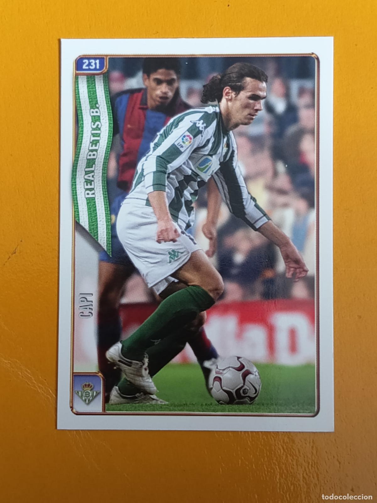 Fu&szlig;ball-Sticker: 231 CAPI. REAL BETIS. LAS FICHAS DE LA LIGA 2005. MUNDICROMO