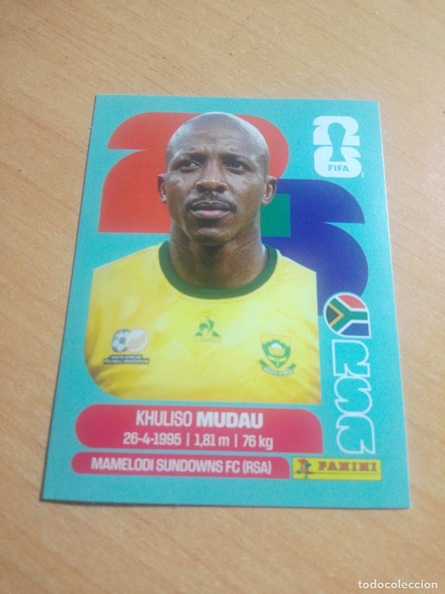 Cromos de f&uacute;tbol: RSA 9 MUDAU SUDAFRICA MUNDIAL FIFA WORLD CUP 2026 26 PANINI STICKERS NUEVO