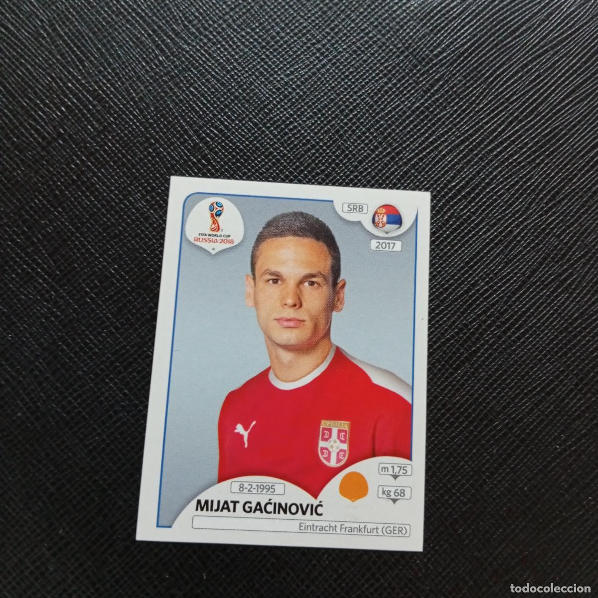 Football Stickers: 428 MIJAT GACINOVIC SERBIA PANINI MUNDIAL RUSIA 2018 CROMO FUTBOL 18 - SIN PEGAR - CJ2