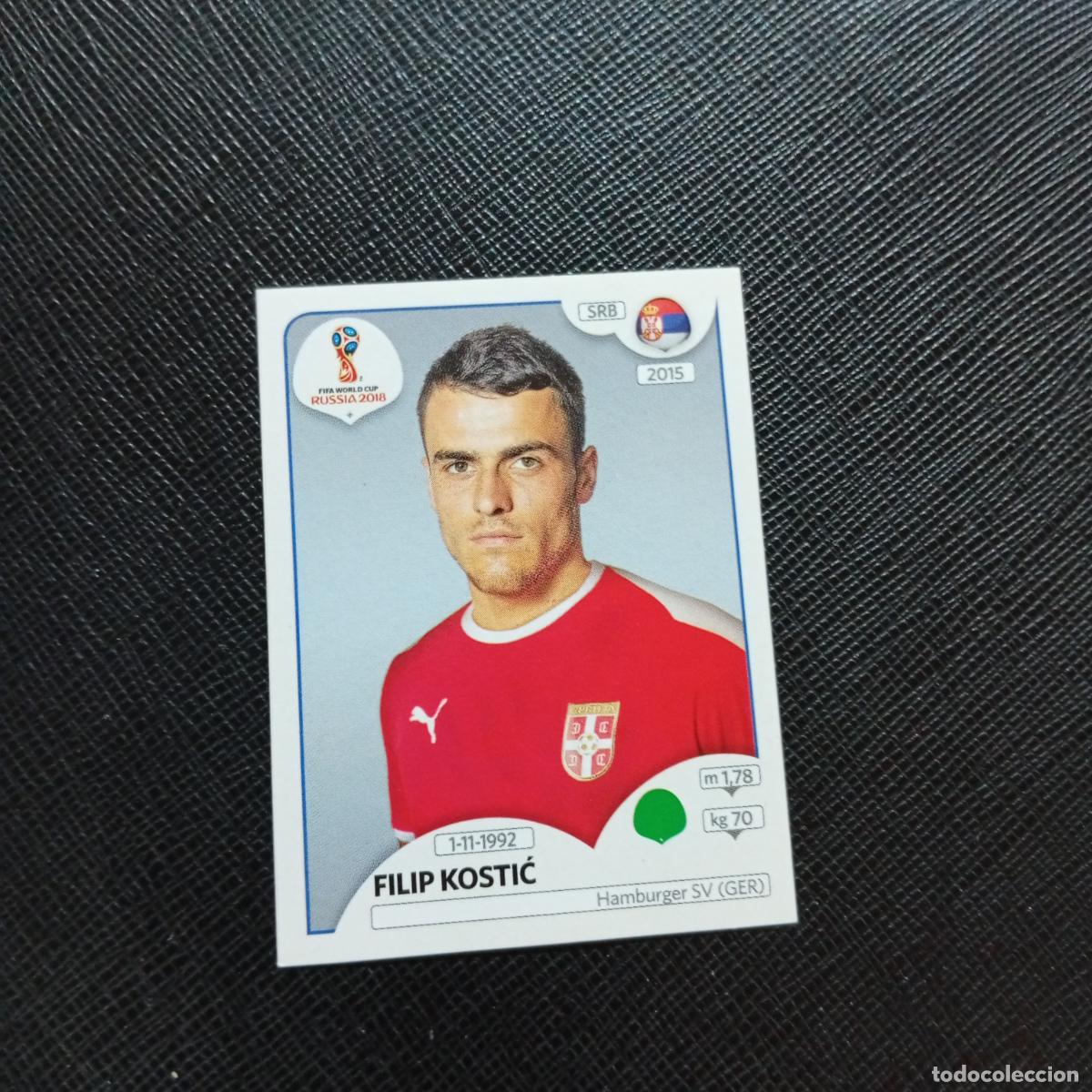 Football Stickers: 429 FILIP KOSTIC SERBIA PANINI MUNDIAL RUSIA 2018 CROMO FUTBOL 18 - SIN PEGAR - CJ2