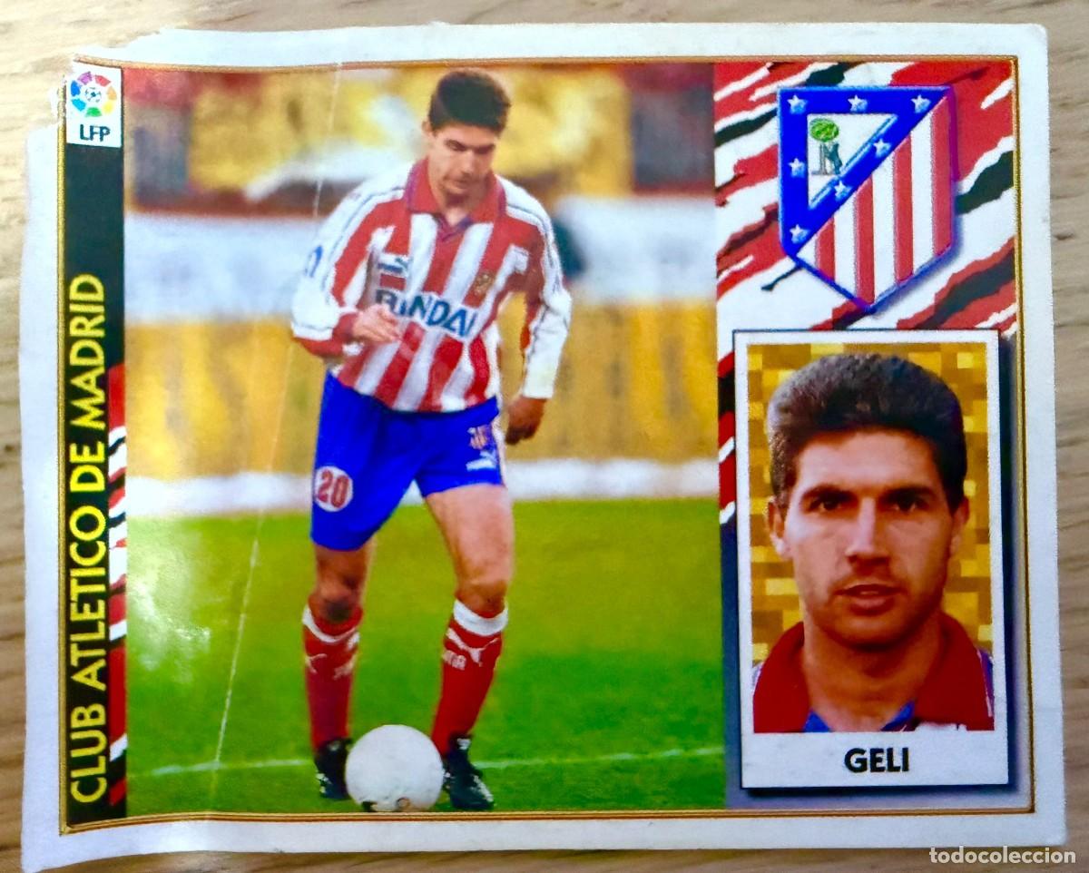 Football Stickers: GELI ATLETICO MADRID 97 98 1997 1998 LIGA EDICIONES ESTE VENTANILLA STICKER