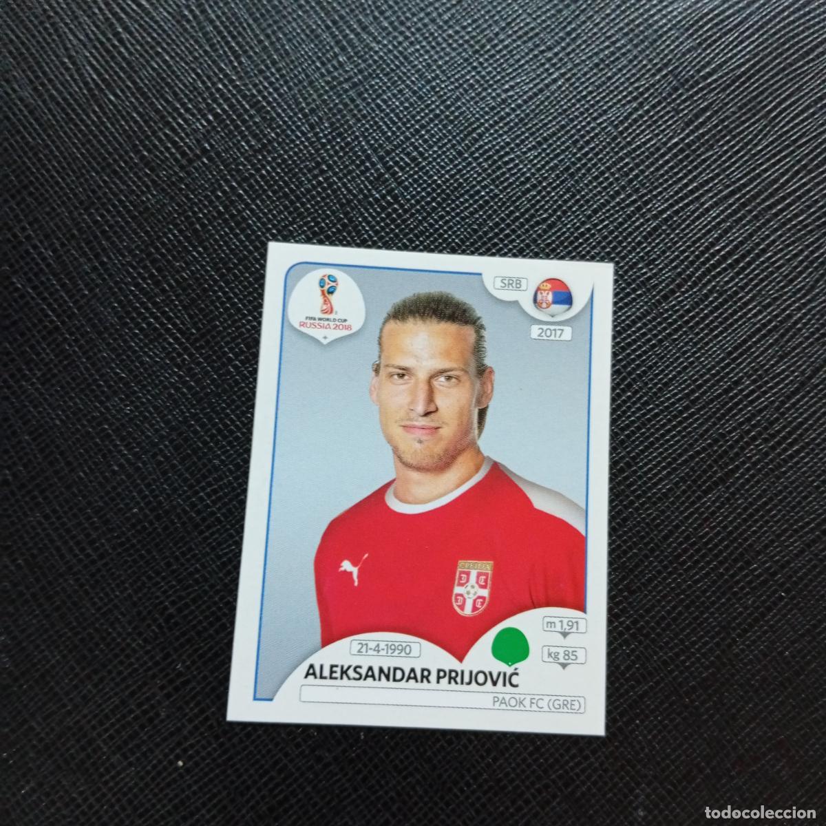 Cromos de f&uacute;tbol: 431 PRIJOVIC SERBIA PANINI MUNDIAL RUSIA 2018 CROMO FUTBOL 18 - SIN PEGAR - CJ2