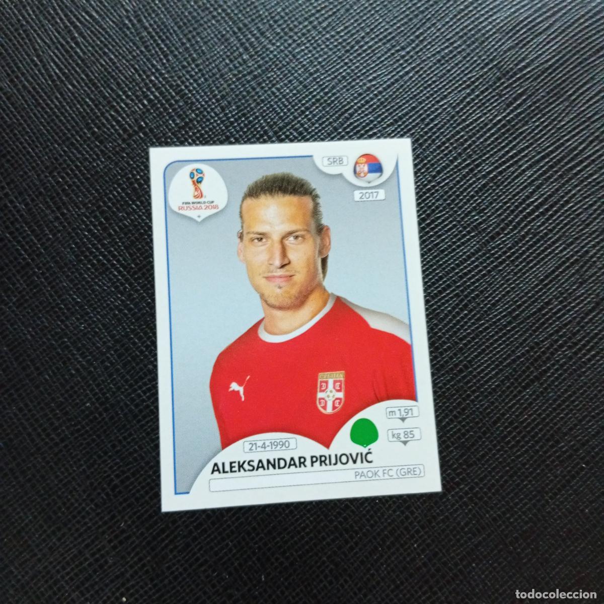 Cromos de f&uacute;tbol: 431 PRIJOVIC SERBIA PANINI MUNDIAL RUSIA 2018 CROMO FUTBOL 18 - SIN PEGAR - CJ2