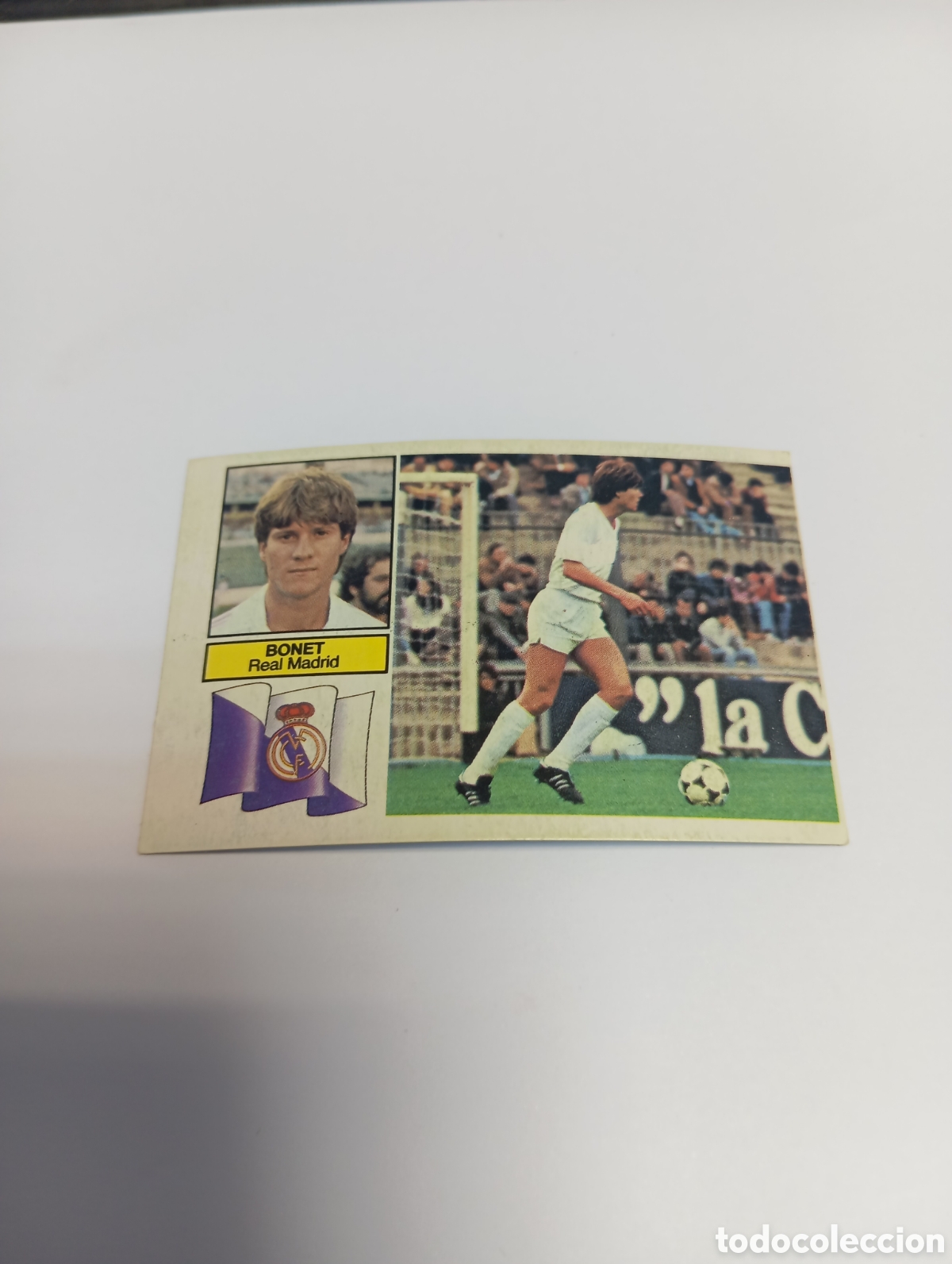 Cromos de f&uacute;tbol: FICHAJE 7 BONET Liga Este 1982 1983 RECUPERADO 82 83