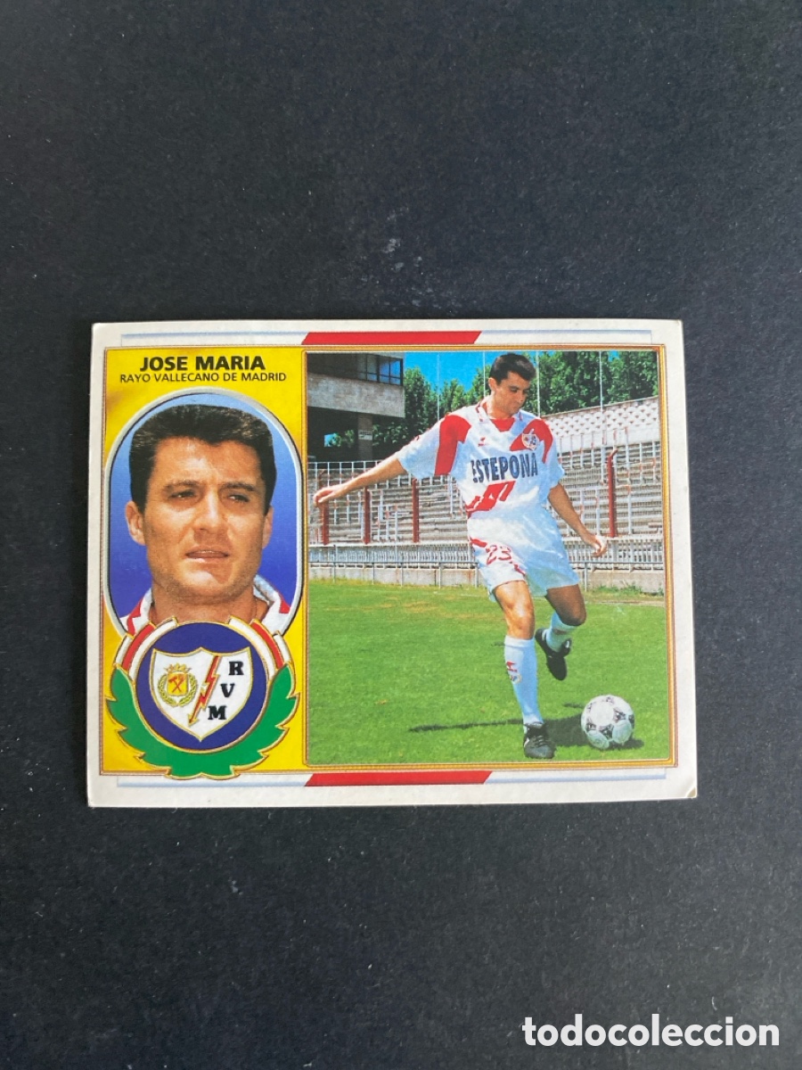 Cromos de f&uacute;tbol: Cromo liga 96/97 Rayo Vallecano nunca pegado