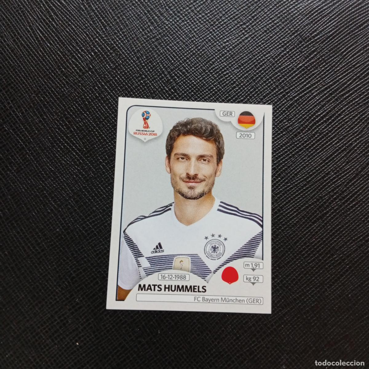 Cromos de Futebol: 435 MATS HUMMELS ALEMANIA PANINI MUNDIAL RUSIA 2018 CROMO FUTBOL 18 - SIN PEGAR - CJ2 ..