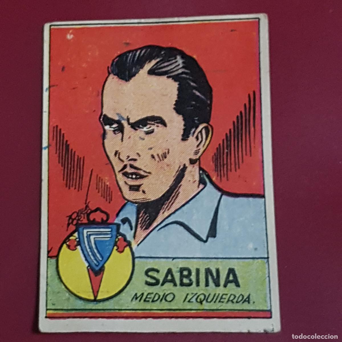 Football Stickers: CISNE - ALBUM FUTBOLISTICO 1942 42 - CELTA - SABINA - BIEN RECUPERADO