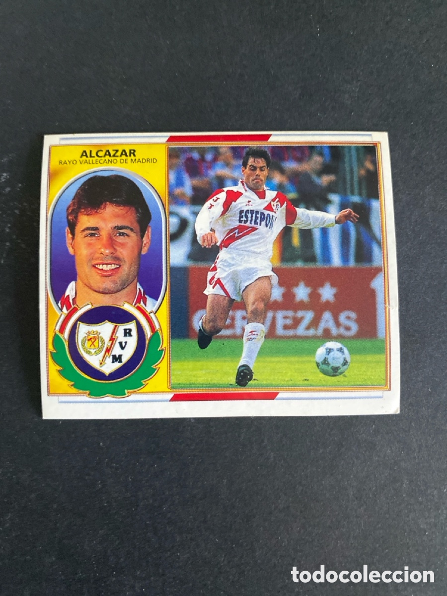 Football Stickers: Cromo liga 96/97 Rayo Vallecano nunca pegado