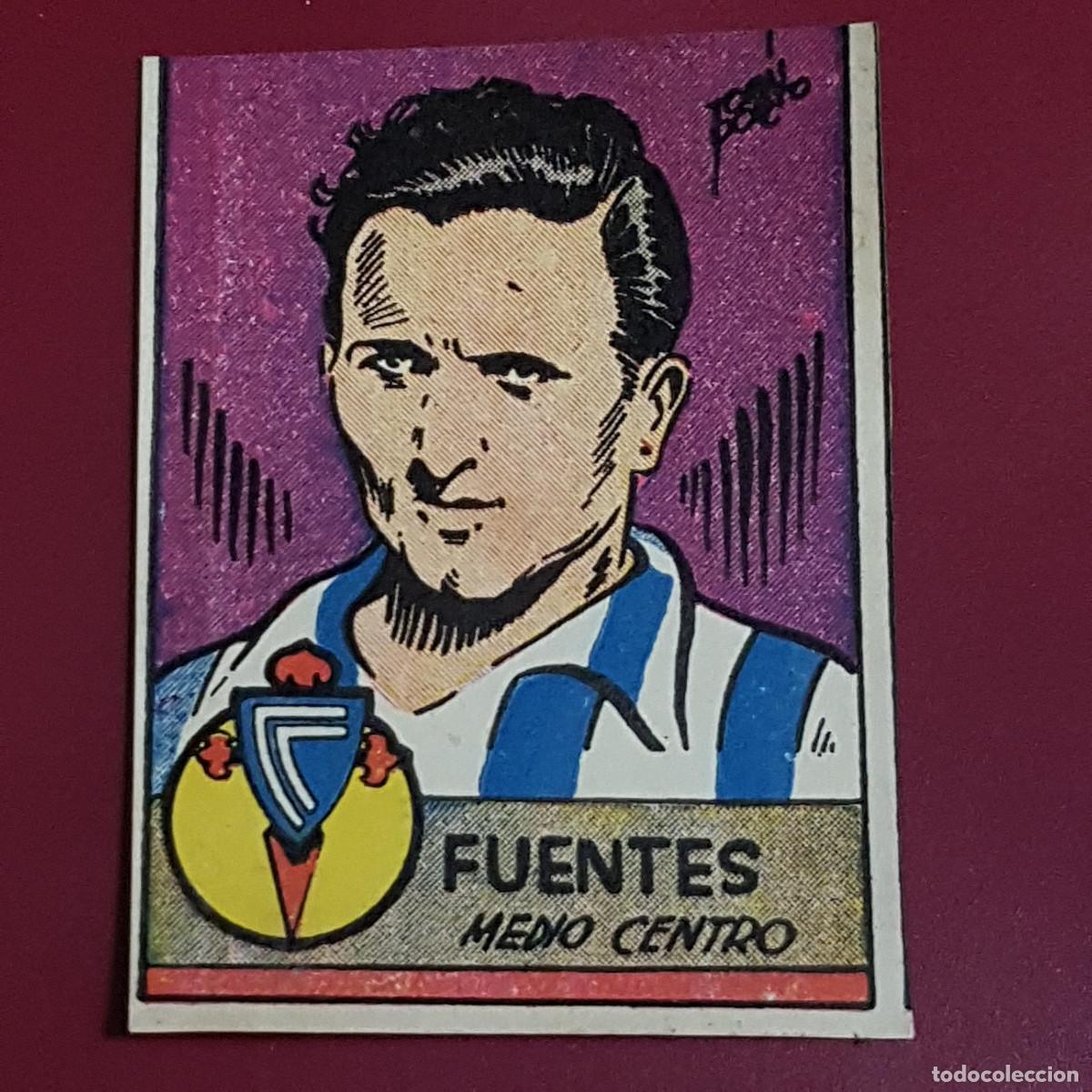 Football Stickers: CISNE - ALBUM FUTBOLISTICO 1942 42 - CELTA - FUENTES - BIEN RECUPERADO